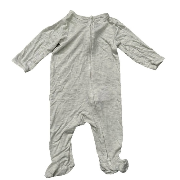 Lot Of 6 Neutral Baby Footie Pajamas Size 0-3 Months 2 Way Zipper - Picture 5 of 8